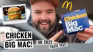 *NEW* CHICKEN BIG MAC taste test + HONEST review UK 2022!
