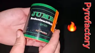 JUMBO Bodenleuchtk&ouml;rper ( Gr&uuml;n ) von Pyrofactory 