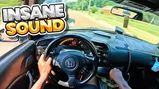 Honda S2000 Straight-Pipe Madness in the City (POV DRIVE)