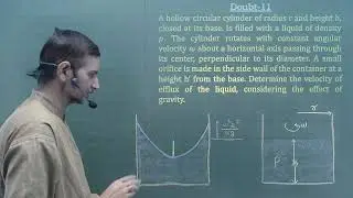 Doubt 11: Rotating Fluid and Velocity of Efflux || Fluid Mechanics ||