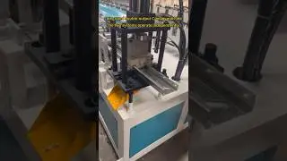 Two systems of integrated double-output C-beam machine run independently #Cold bending#Steel #C-beam