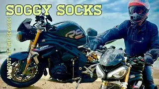 Soggy Socks - An Idiot at the Seaside #speedtriple1200rs