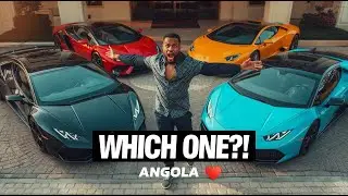 IShowSpeed Exploring Supercars in Angola 🇦🇴 | Which One Should We Drive?