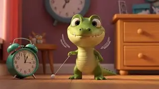 The Tick Tock Croc Loves the Clock | Fun Time-Learning Rhyme for Kids | Nursery Rhymes & Songs