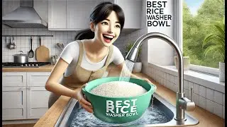 🍚 DOPMEP Rice Washer Strainer Bowl | Best Rice Washer Bowl 🍚