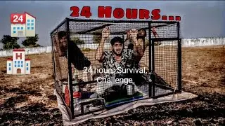 Living 24 hours in animal cage challenge #a1adventure
