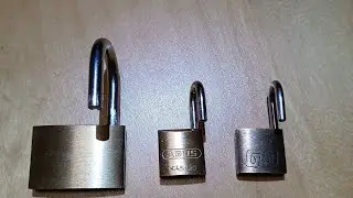 Вскрытие трёх замков за одну минуту. Opening three locks in one minute.