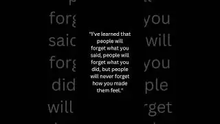 People Will Forget What They Said..#inspiration #quotes #inspirationquotes #inspirationalquotes #sub