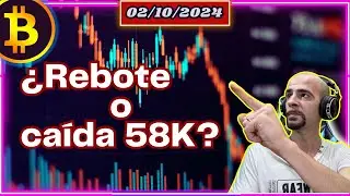 🚨👉&iquest;Bitcoin ca&iacute;da hasta los 58K?👈🚨an&aacute;lisis de bitcoin hoy