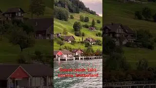 Lake Lucerne sunset cruise !! #travel #traveldestinations #switzerland #beautiful #sunset