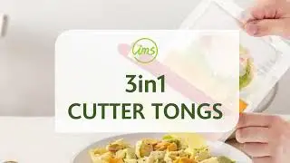 3-in-1 Cutter Tongs &ndash; Lift, Cut & Squeeze Hot Food Pouches
