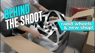 Behind the Shoot- Radi8 Wheels Unboxing and New shop update
