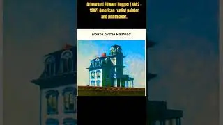 paintings of Edward Hopper #artist #america #viral #ytshorts