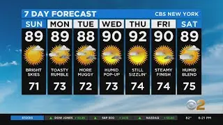 New York Weather: CBS2 July 4th Forecast at 6PM
