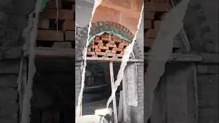 Mata Mandir Mukhya Dwar Arch Design 😍 | Cement Art (Part 45) #shorts