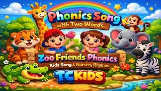 Phonics Song with TWO Words - A For Apple - ABC Alphabet Songs with Sounds for Children