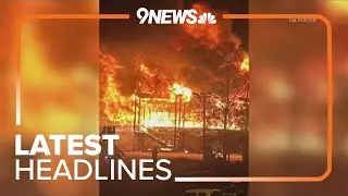 Latest headlines | Large fire engulfs Nederland strip mall