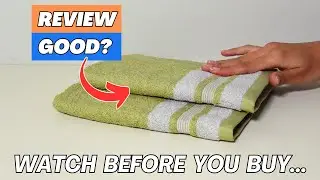 Green Hand Towel Set Review (Amazon)