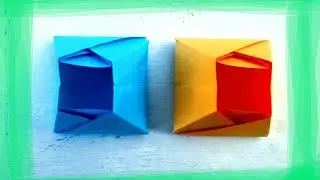 Origami easy pot making❤Simple & easy tutorial👍Paper folding techniques❤#origamitutorial #stepbystep