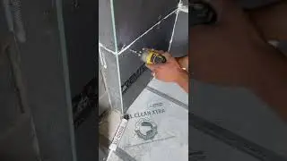 How To Waterproof Tile BackerBoard Joints #bathrooms #Tilebackerboards #waterproof