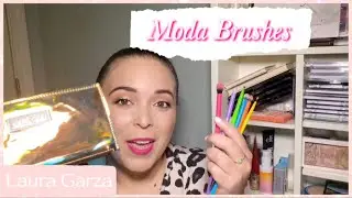 I Tried the Moda 7 Piece Bright Eye Brushes Kit - Laura Garza