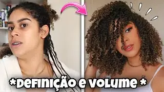 MINHA FINALIZAÇÃO ATUALIZADA + day after *cabelo cacheado* ✨🤎