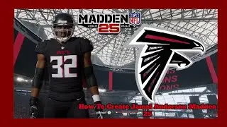 How To Create Jamal Anderson Madden 25