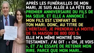 Après l'enterrement de mon mari, je suis allée à la fête du premier anniversaire du fils de ma sœur