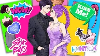 KPOP DEMON HUNTERS ASMR Sticker HUNTRIX RUMI and Husband Jinu at Party | Sticker Book DIY #167