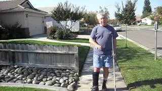 Calcaneus Fracture - starting to walk (Oct, 28 2011)
