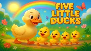 Five Little Ducks | Sing Along 🦆🎤 | Baby Songs & Nursery Rhymes 👶✨
