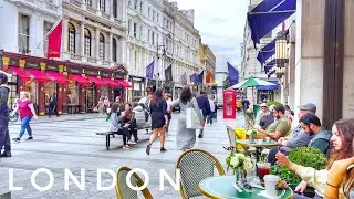 Posh London City Walk - Walking London Famous Shopping Streets in Mayfair & Marylebone [4K HDR]