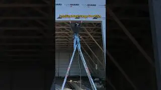 Installing Metal Garage Door Trim. #construction #polebarn #postframe #yellowstonepostframe #diy