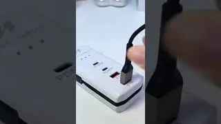 usb charger hub & type C port with fix wire multiple option charging