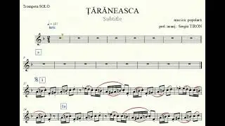 SERGIU TIRON - Ţărăneasca (PARTITURI)