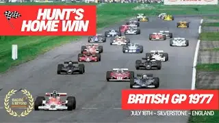 Formula 1 1977 British GP - Hunt's Heroic Home Win - F1 Highlights