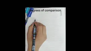 Degrees of comparison📚education peak 🥇🧑&zwj;🎓 shortsvedio