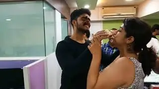 August Birthday Celebration in Office