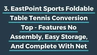 The Best 6 Table Tennis Conversion Tops - Buying Suggestions And Opinions In 2020