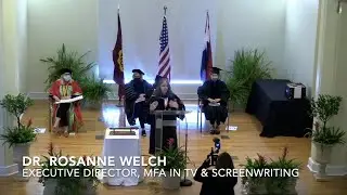Dr. Rosanne Welch Speaks at the 2021 Stephens College MFA in TV & Screenwriting Commencement