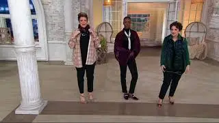 Joan Rivers Velvet and Chiffon  Ombre Floral Scarf on QVC