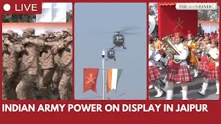 Indian Army conducts full-dress rehearsal on Mahal Road ahead of Army Day in Jaipur