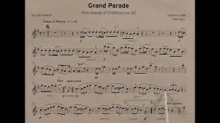 Grand Parade by Theodor Kullak piano accompaniment at rehearsal speed