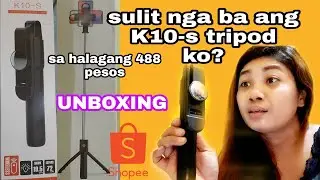 UNBOXING K10-S TRIPOD BLUETOOTH  | CUTIFYE VLOG & TV