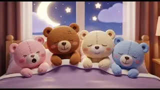 Four Little Toy Bears Snuggle Snuggle Snug | Nursery Rhymes for Kids & Baby Songs