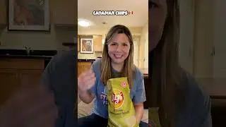 Trying Canadian Chips 🇨🇦 Ketchup, Dill Pickle, and All Dressed! #canada