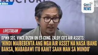 LIVE: DPWH Sec. Vince Dizon and CAAP joint press conference (Oct. 30, 2025) | GMA Integrated News