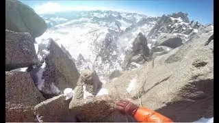 Winter ski mountaineering in the Palisades