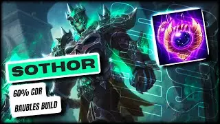 THIS 60% CDR BAUBLES BUILD MAKES THOR ABSOLUTELY NUTS! - Thor Solo SMITE Conquest Gameplay