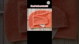 How To Make Hair Drying Towel/Diy Hair wrap Towel #sewingtips #shorts #short #tips_and_tricks